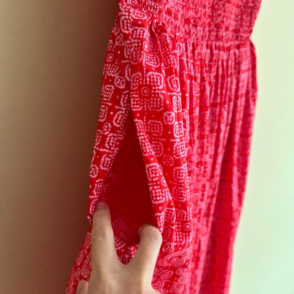 J.Crew Factory Smocked Boatneck Midi Dress Size XS - Picture 9 of 16